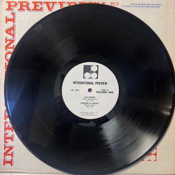 1972 DRUM CORPS INTERNATIONAL Ultrasonic Clean! VOL. 1 Of The Founding Corps VG+ - Picture 6 of 6